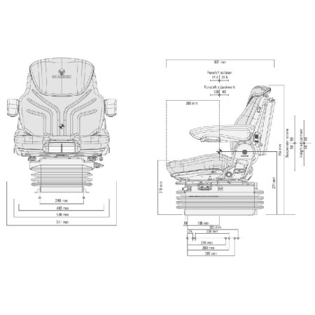 ASIENTO GRAMMER MAXIMO COMFORT PLUS
