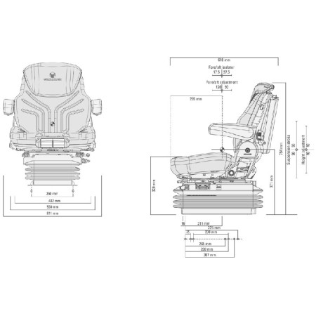 ASIENTO GRAMMER  MAXIMO PROFESIONAL
