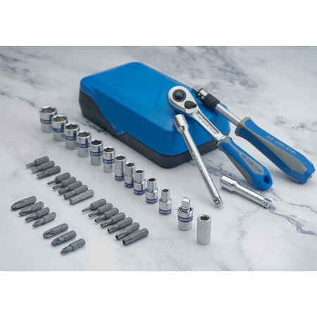 CAJA DE VASOS MÉTRICOS Y ACCESIOS 1/4"