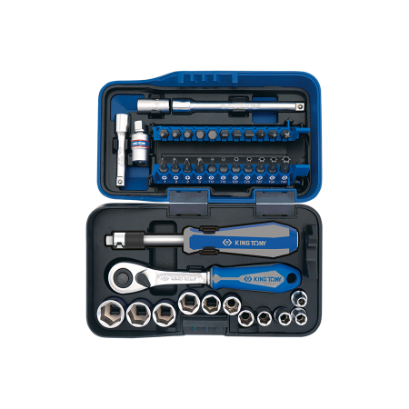 CAJA DE VASOS MÉTRICOS Y ACCESIOS 1/4"