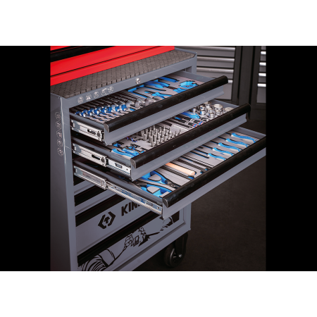 CARRO DE HERRAMIENTAS + 179 HERRAMIENTAS GRIS