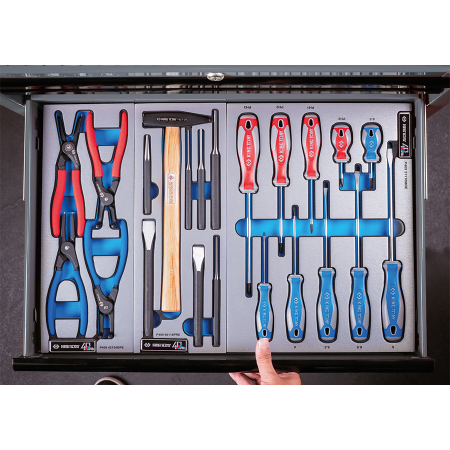 CARRO DE HERRAMIENTAS + 179 HERRAMIENTAS GRIS