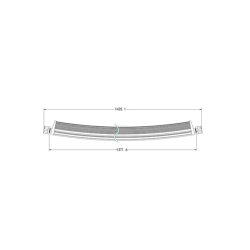 BARRA DE LUCES DE T RABAJO LED 300W  25500Lm