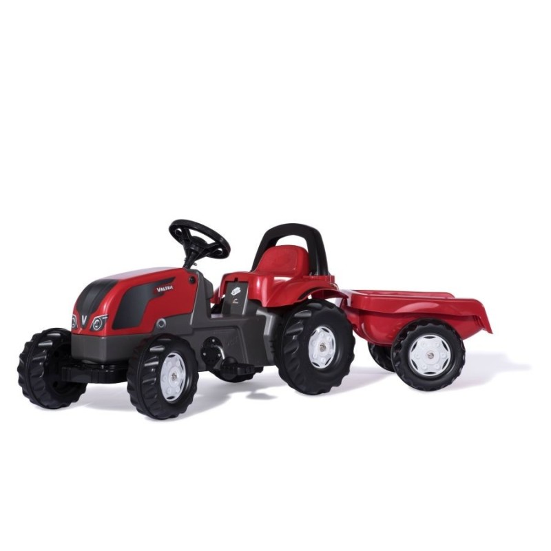 TRACTOR DE PEDALES CON REMOLQUE VALTRA