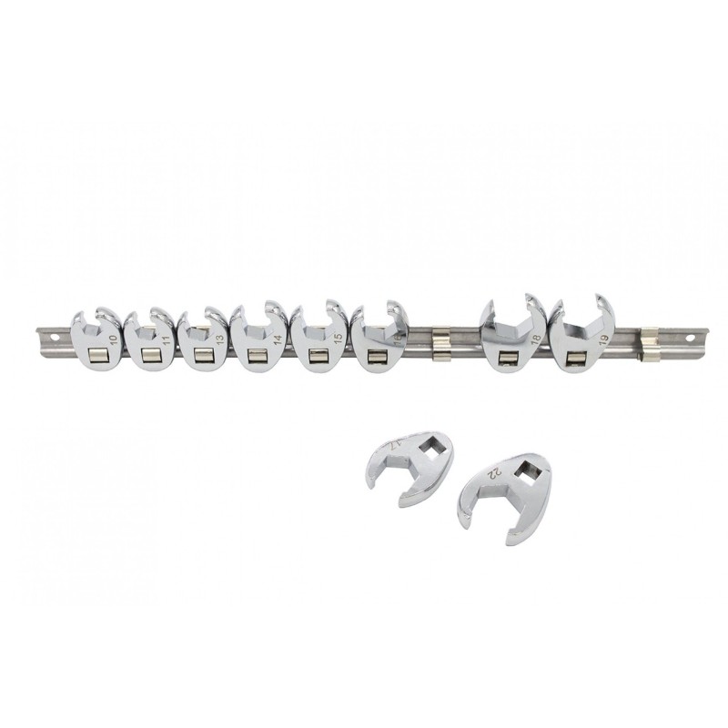 KIT LLAVES PIES DE GALLO 3/8" 10PZS