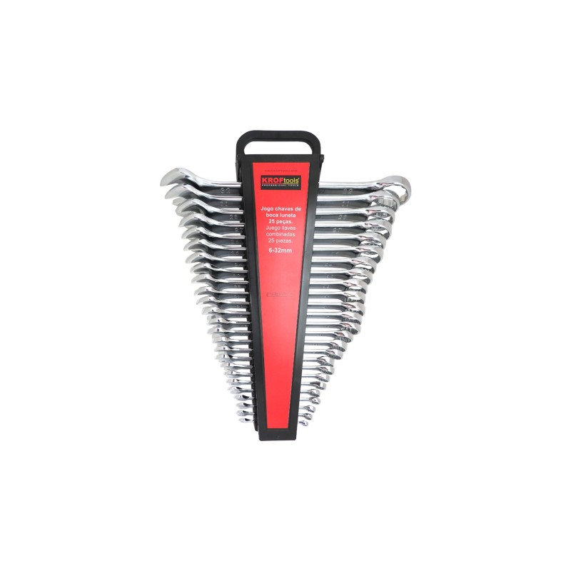 JUEGO 25 LLAVES COMBINADAS 6-32 MM