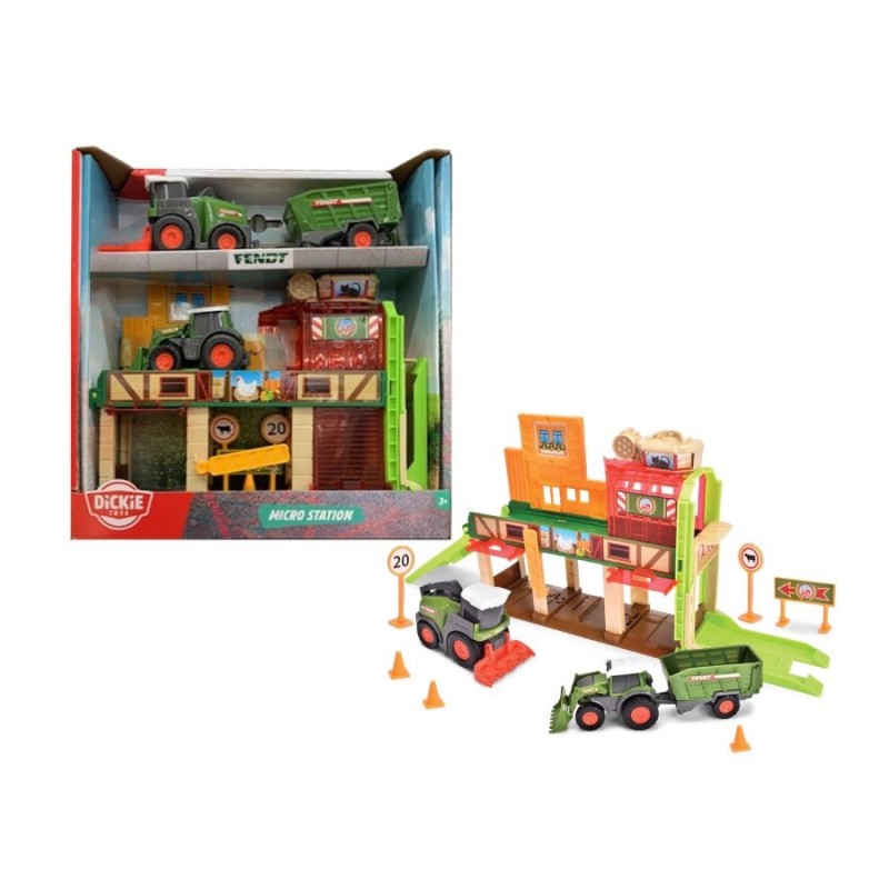 SET DE JUEGO FENDT MICRO FARM  CON 3 VEHÍCULOS