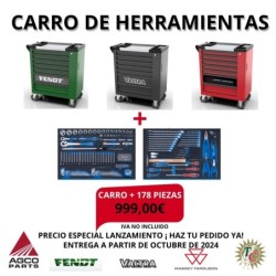 CARRO HERRAMIENTAS + 178 PIEZAS