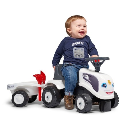 TRACTOR VALTRA CON REMOLQUE Y HERRAMIENTAS