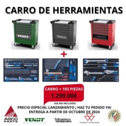 CARRO DE HERRAMIENTAS + 193 PIEZAS