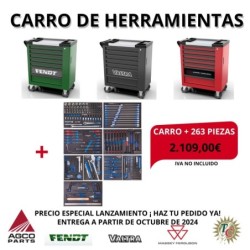 CARRO DE HERRAMIENTAS +263 PIEZAS